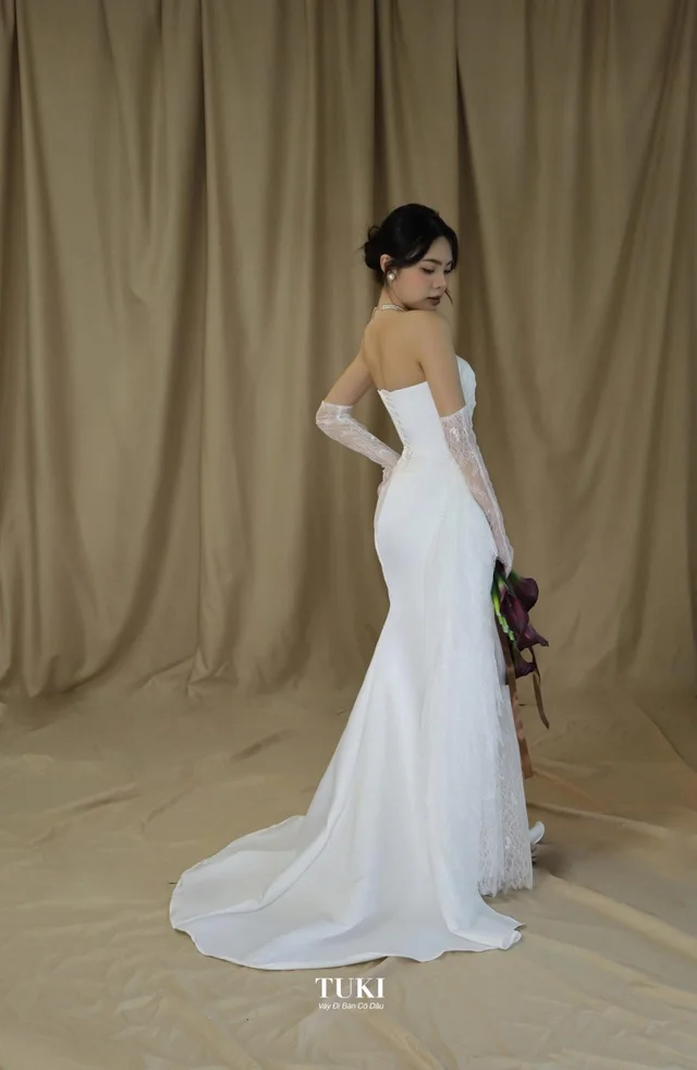 Tukibridal d45 (เกาะอกมีถุงมือ) thumbnail 2