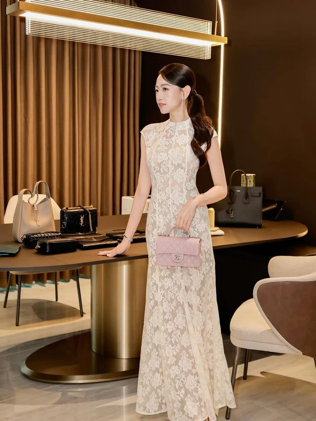 huong rose dress thumbnail 2
