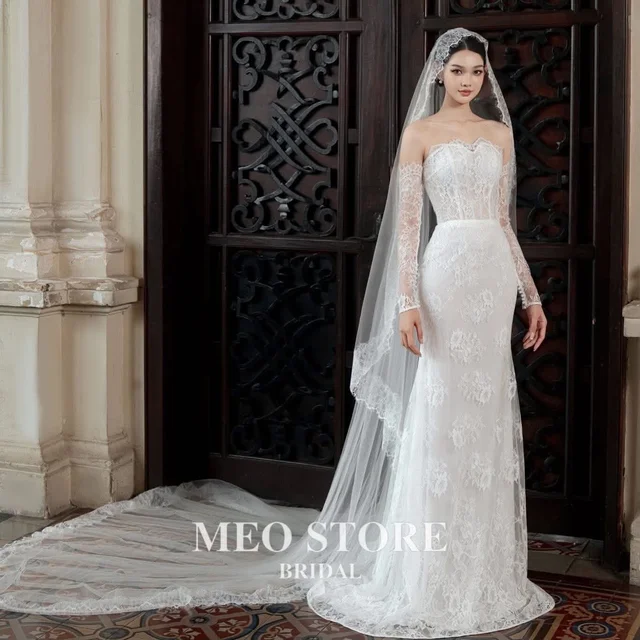 Meo store เดรสลูกไม้หางปลา thumbnail 2