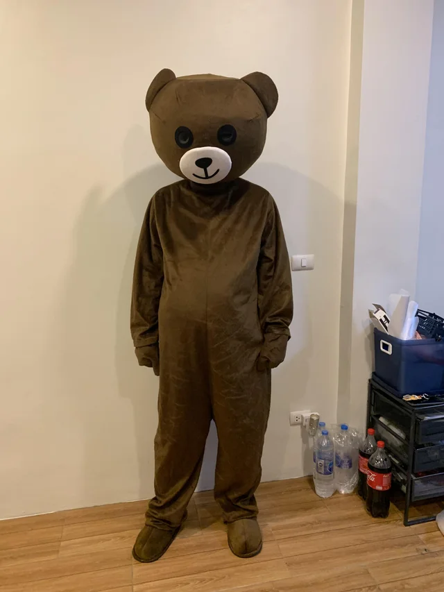 บริการให้เช่ามาสคอทหมีบราวน์ Bear Brown Mascot (alternate)