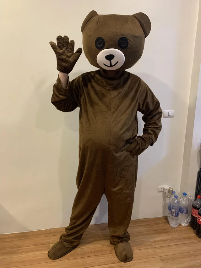 บริการให้เช่ามาสคอทหมีบราวน์ Bear Brown Mascot thumbnail 3
