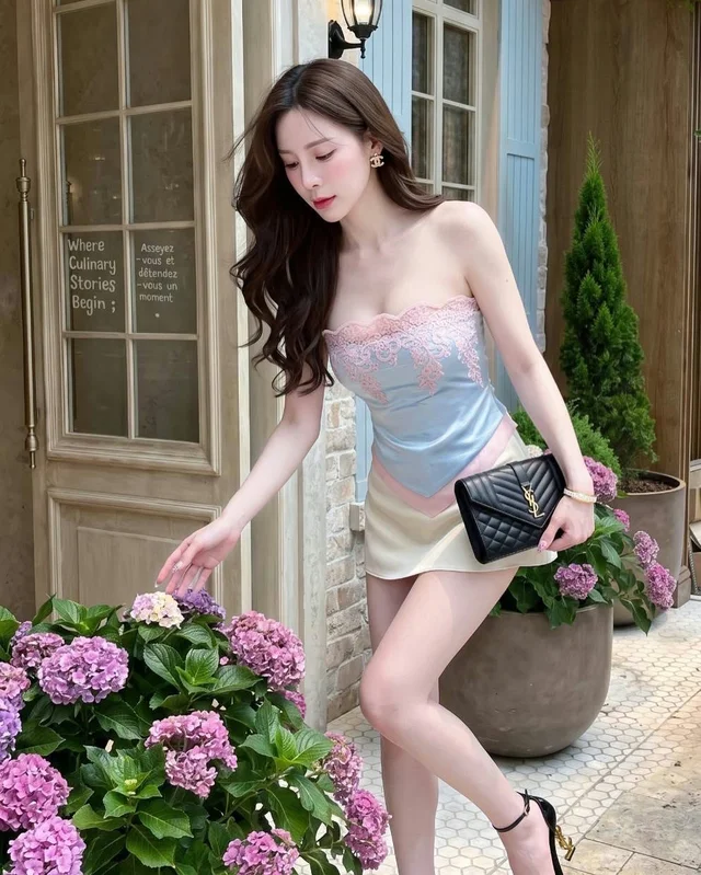 ROSE Strapless Top with Short Skirt Size S thumbnail 3