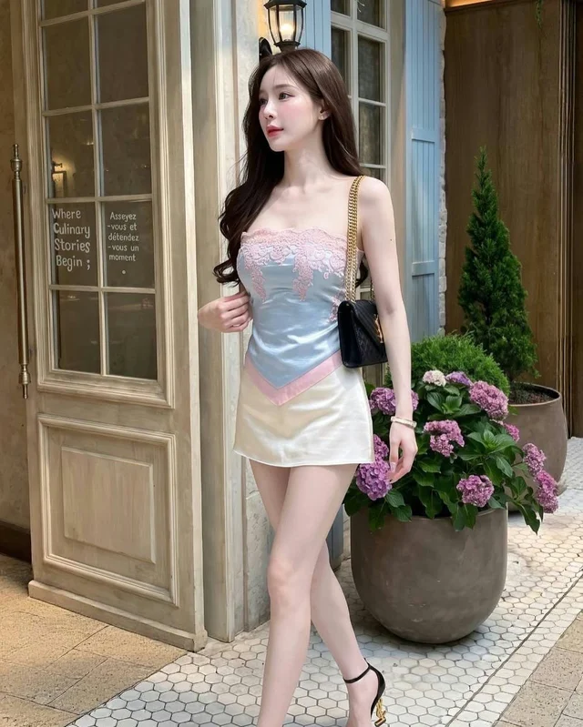 ROSE Strapless Top with Short Skirt Size S thumbnail 4