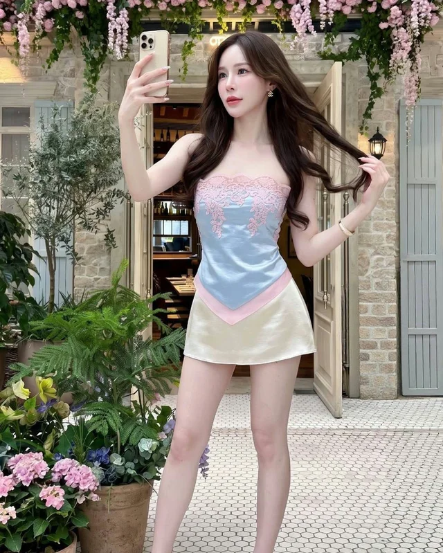 ROSE Strapless Top with Short Skirt Size S thumbnail 6