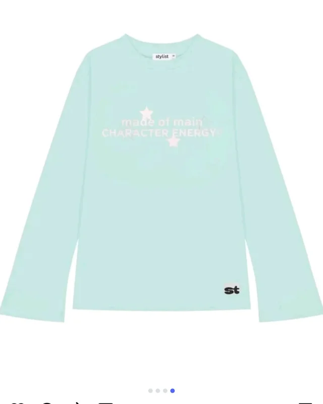 Light Green Long Sleeve Top STYLIST Size S thumbnail 5