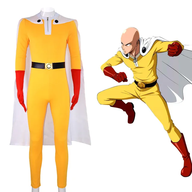 ชุด คอสเพลย Cosplay Saitame ไซตามะ อนิเมะ anime One punch man วันพันช์แมน