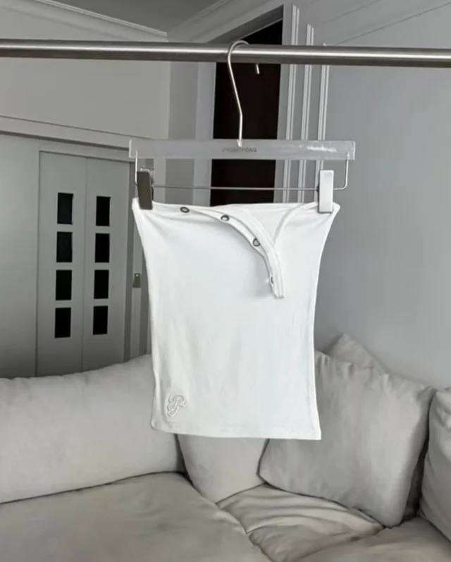Promthong เสื้อ One Shoulder Ribbed Top Size S thumbnail 3