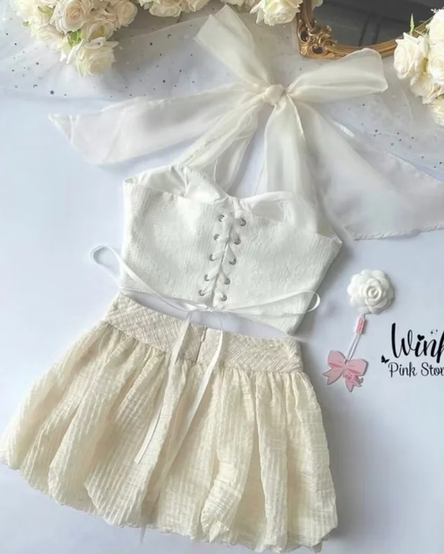 ชุด Two Piece Halter Neck Size M thumbnail 3