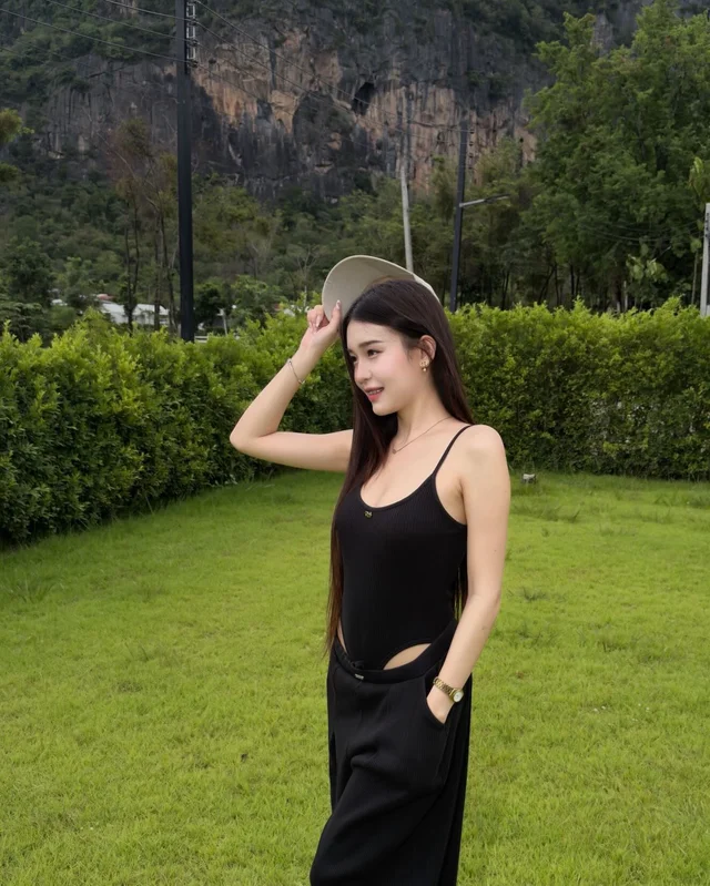 Unigam Bodysuit and Wide Leg Pants Free Size (alternate)