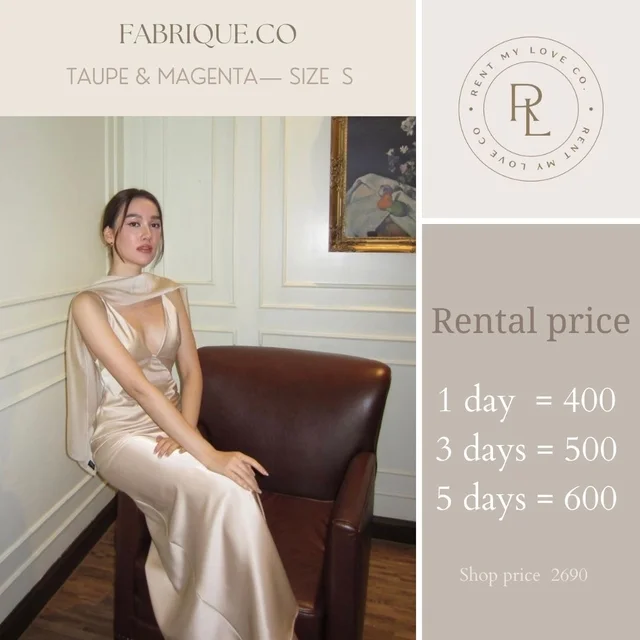 Taupe & Magenta Dress (alternate)