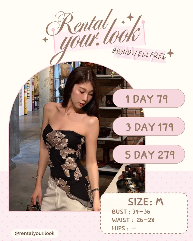 Feelfree - Rosaline Top Black M