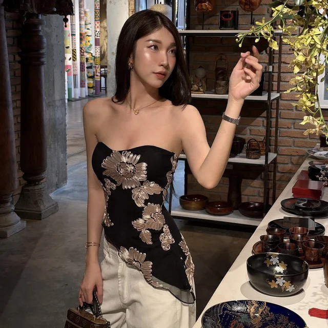 Feelfree - Rosaline Top Black M thumbnail 3