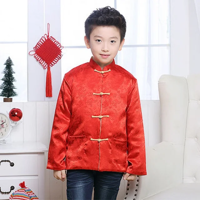 เสื้อตรุษจีนใส่ทั้งครอบครัว ใส่ได้2ด้าน
